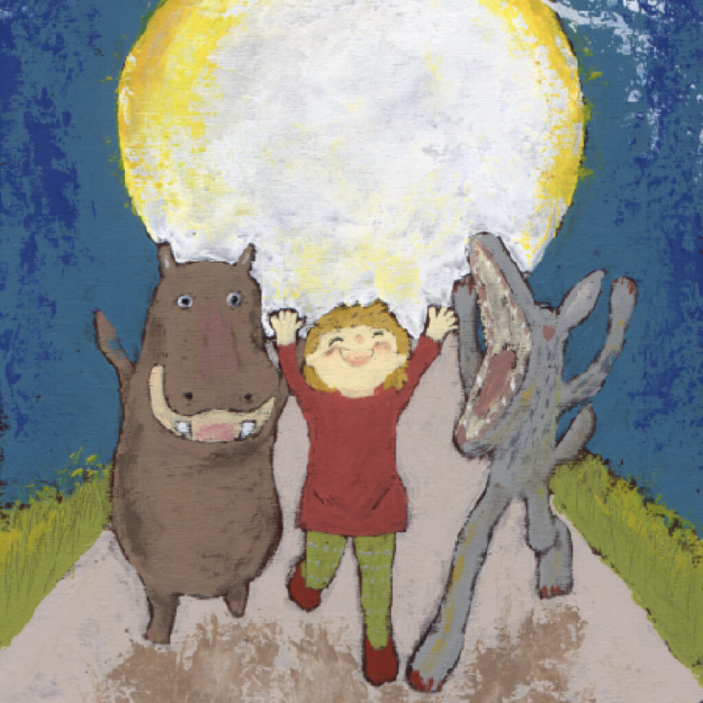 満月の夜は楽しい / はらっぱgarden*