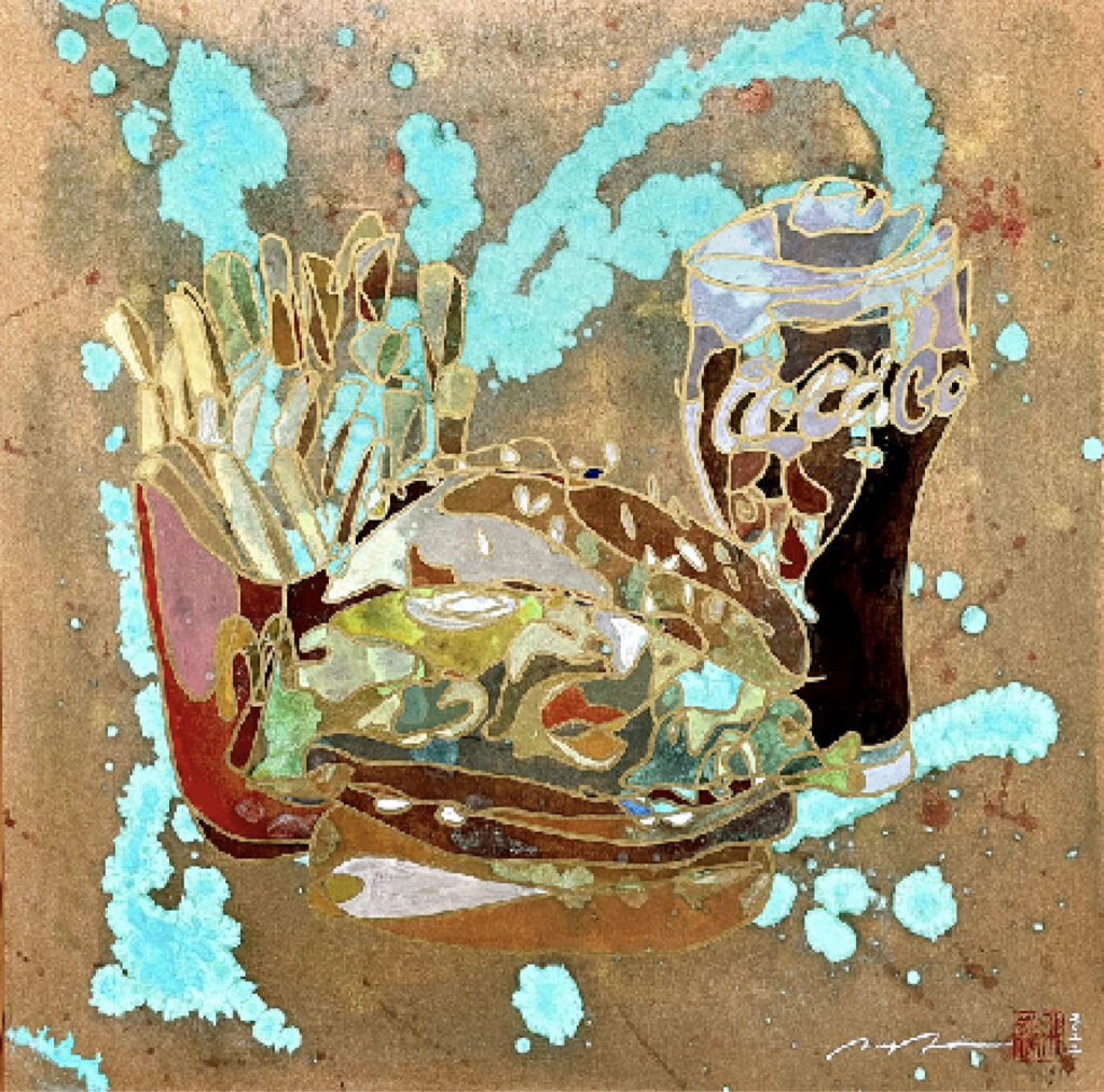 ハンバーガーセット / nao morigo